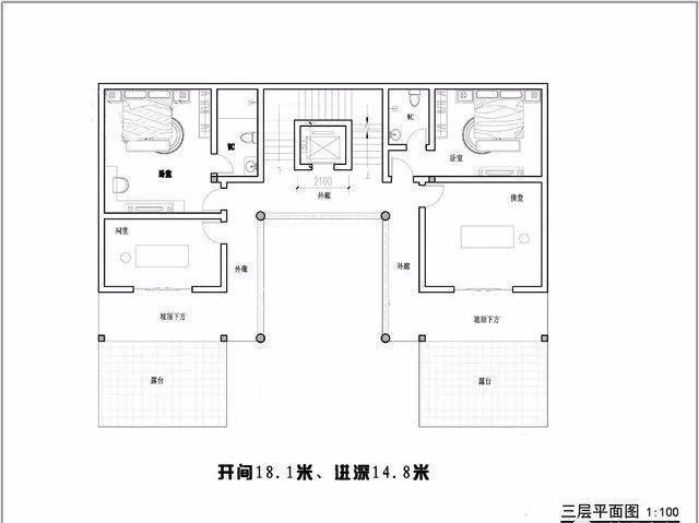 這套別墅設(shè)計圖適合家中人口多的家庭建，保證讓你不再擔心因家里人口多而帶來的問題