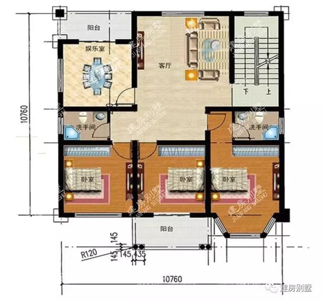 兩款經(jīng)典別墅設計圖，設計理念好，布局實用很方便，是不可多得的經(jīng)典好戶型