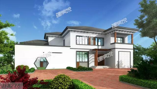 分享5款農(nóng)村二層別墅設計圖，外觀精美，布局實用，造價經(jīng)濟