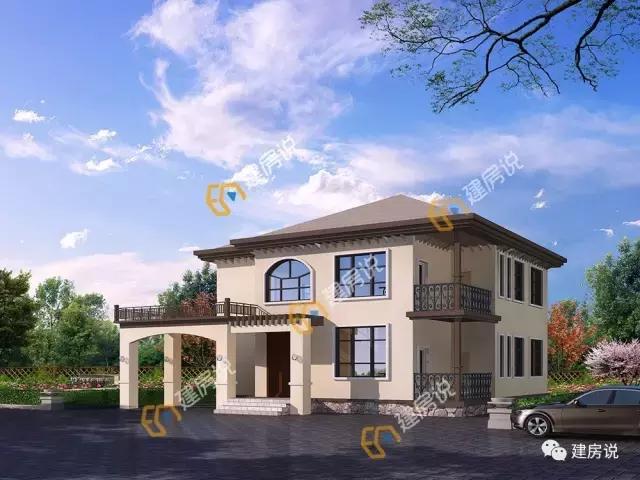 分享5款農(nóng)村二層別墅設計圖，外觀精美，布局實用，造價經(jīng)濟