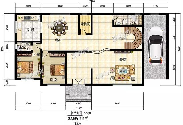 分享5款農(nóng)村二層別墅設計圖，外觀精美，布局實用，造價經(jīng)濟