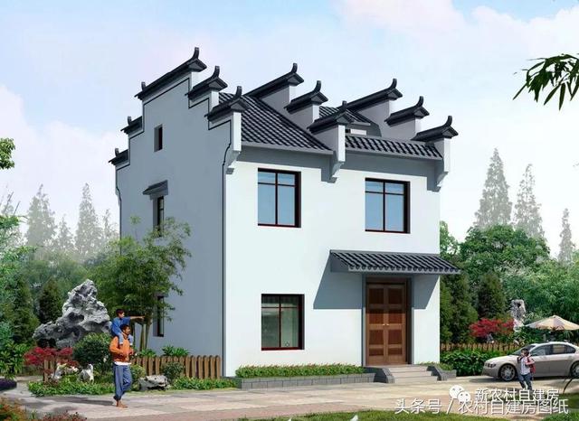 7款小戶型農(nóng)村別墅設(shè)計圖，100平以內(nèi)，小面積也可以建好房