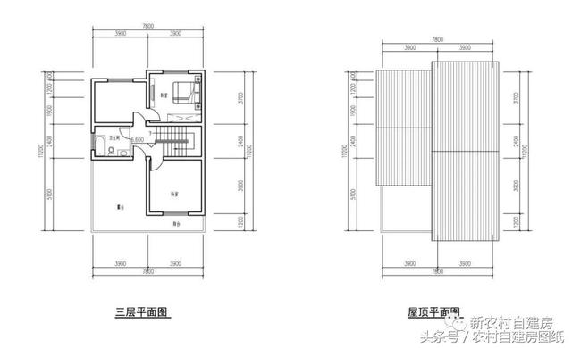 7款小戶型農(nóng)村別墅設(shè)計圖，100平以內(nèi)，小面積也可以建好房