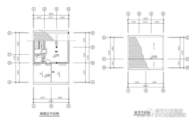 7款小戶型農(nóng)村別墅設(shè)計圖，100平以內(nèi)，小面積也可以建好房