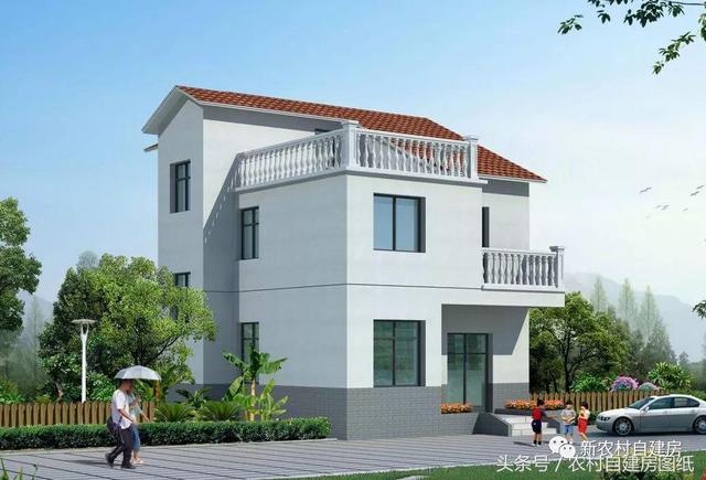 7款小戶型農(nóng)村別墅設(shè)計圖，100平以內(nèi)，小面積也可以建好房