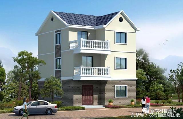 7款小戶型農(nóng)村別墅設(shè)計圖，100平以內(nèi)，小面積也可以建好房