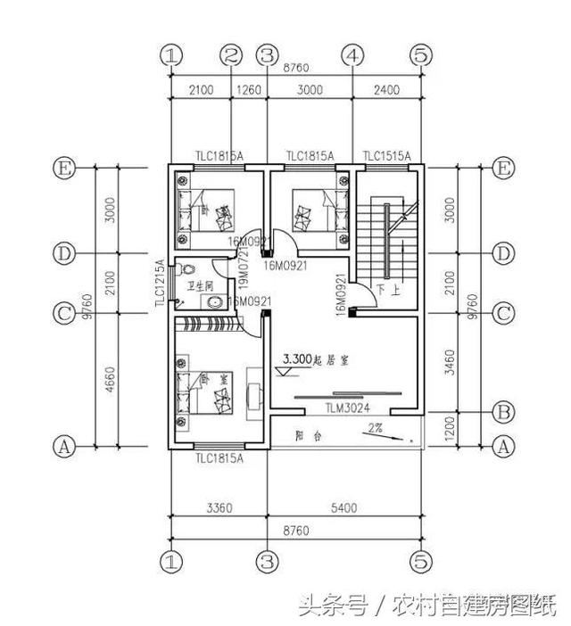 7款小戶型農(nóng)村別墅設(shè)計圖，100平以內(nèi)，小面積也可以建好房