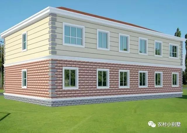 3套比較簡(jiǎn)單的雙拼別墅圖，造價(jià)低哦，后悔看到的太遲了