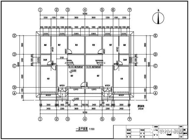 3套比較簡(jiǎn)單的雙拼別墅圖，造價(jià)低哦，后悔看到的太遲了