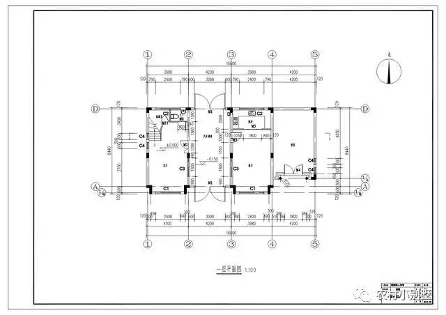 16.5米面寬8.5米進(jìn)深二層豪華歐式別墅設(shè)計(jì)圖，全套施工圖
