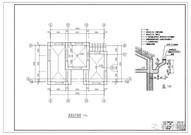 16.5米面寬8.5米進(jìn)深二層豪華歐式別墅設(shè)計(jì)圖，全套施工圖