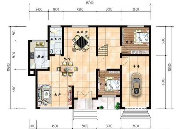 3款二層復(fù)式小別墅設(shè)計(jì)圖，挑空客廳設(shè)計(jì)，外觀漂亮內(nèi)部實(shí)用