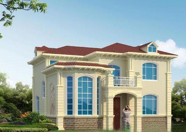 3款二層復(fù)式小別墅設(shè)計(jì)圖，挑空客廳設(shè)計(jì)，外觀漂亮內(nèi)部實(shí)用