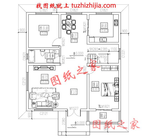 5套現(xiàn)代三層民房設(shè)計(jì)圖，附實(shí)拍效果圖