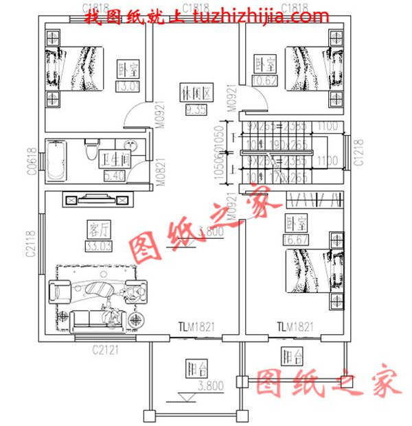 5套現(xiàn)代三層民房設(shè)計(jì)圖，附實(shí)拍效果圖