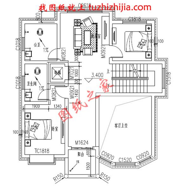 5套現(xiàn)代三層民房設(shè)計(jì)圖，附實(shí)拍效果圖