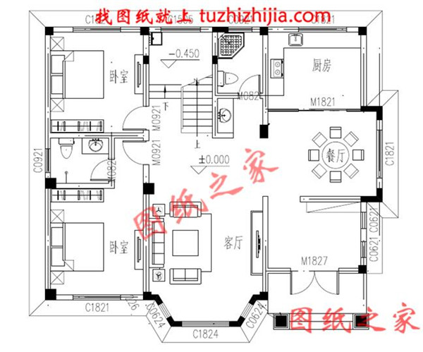5套現(xiàn)代三層民房設(shè)計(jì)圖，附實(shí)拍效果圖