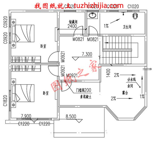 5套現(xiàn)代三層民房設(shè)計(jì)圖，附實(shí)拍效果圖