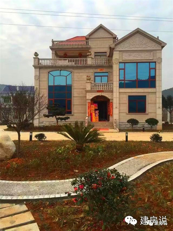 5套現(xiàn)代三層民房設(shè)計(jì)圖，附實(shí)拍效果圖