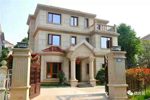 5套現(xiàn)代三層民房設(shè)計(jì)圖，附實(shí)拍效果圖