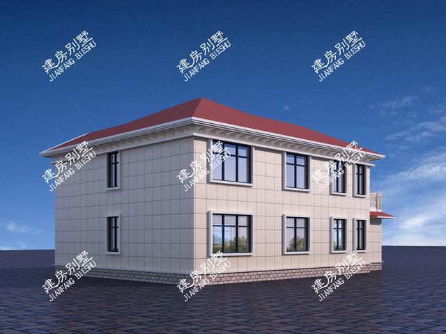 農(nóng)村二層自建房，最受農(nóng)村人歡迎的一款，帶超大景觀露臺，太完美啦。