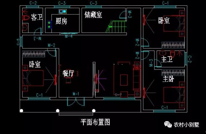 16X10米一層田園風(fēng)格帶閣樓農(nóng)村別墅圖，造價：12萬左右