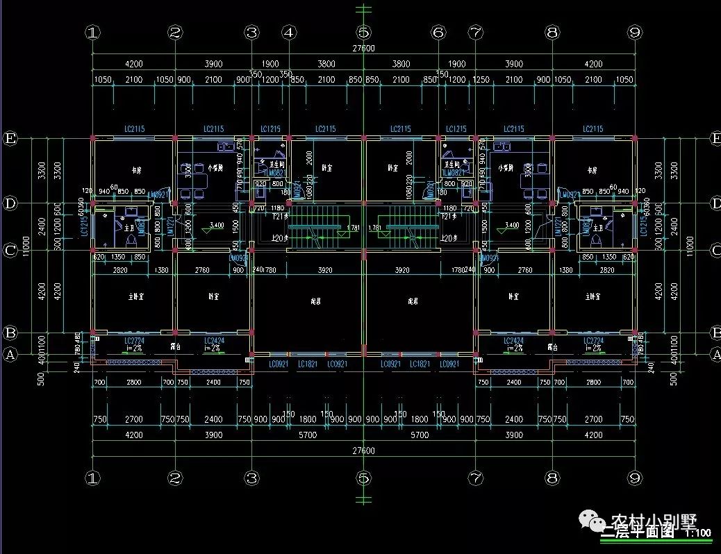 28x11米兄弟三層雙拼別墅圖，農(nóng)村自建非常洋氣！