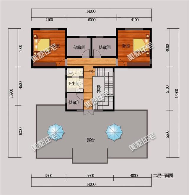 二層現(xiàn)代風(fēng)格自建房，占地212.8平方米，“工”字造型，外觀靚，造型潮！