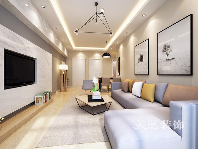 116平三室裝修，選用了宜家風(fēng)的北歐風(fēng)格，簡單又有創(chuàng)意，每個小擺件都會有生命，平靜且安然，你喜歡這樣的裝修嗎？