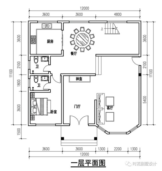 三層歐式別墅設計圖，帶書房+大露臺，豪華大氣，農(nóng)村建房的不二之選。