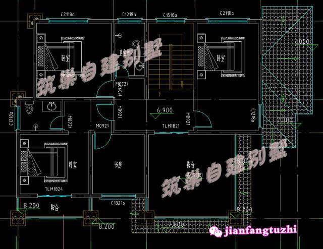 三層歐式別墅設(shè)計圖，占地150平米，帶露臺坡屋頂，適合現(xiàn)代新農(nóng)村建房。