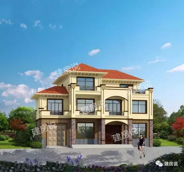 五款三層別墅設(shè)計(jì)圖，不但漂亮又實(shí)用，花錢不多，戶型也贊！