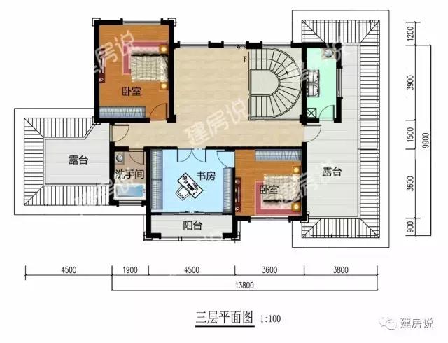 五款三層別墅設(shè)計(jì)圖，不但漂亮又實(shí)用，花錢不多，戶型也贊！
