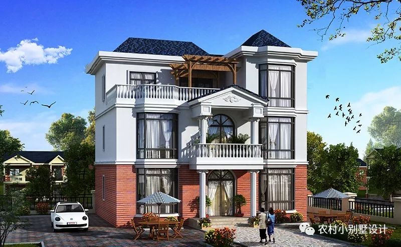 11X12米三層鄉(xiāng)村品質別墅設計圖，這才是我想要的農(nóng)村別墅