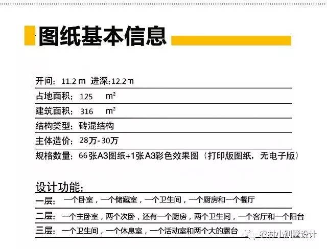 11X12米三層鄉(xiāng)村品質別墅設計圖，這才是我想要的農(nóng)村別墅