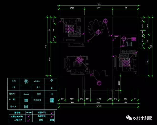 10.7x8米經(jīng)濟型中式農(nóng)村二層小樓圖，15萬全部搞定