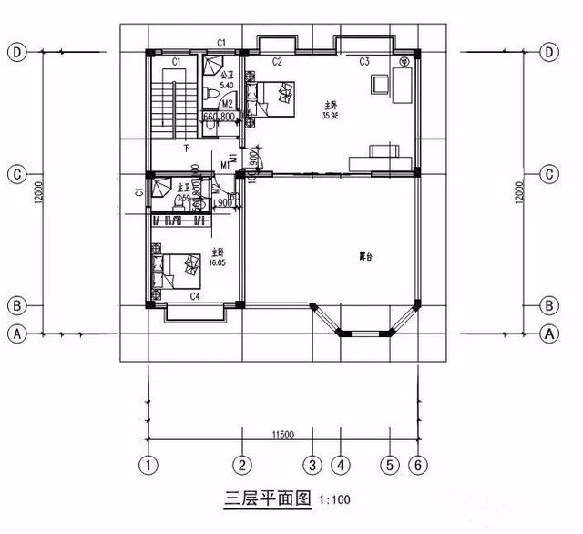 三層農(nóng)村自建房，帶露臺和車庫小洋房，造價(jià)25-30萬，實(shí)用好看造價(jià)也不高。