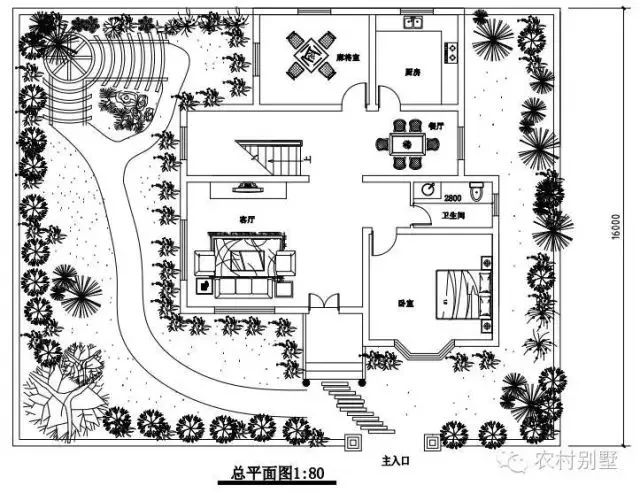 占地120平普通二層房屋設計圖，戶型符合農(nóng)村生活需求
