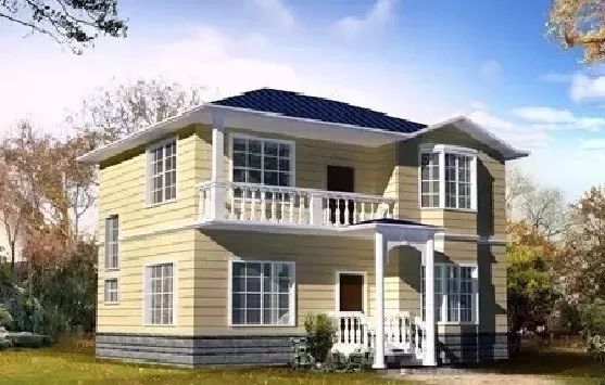 占地120平普通二層房屋設計圖，戶型符合農(nóng)村生活需求