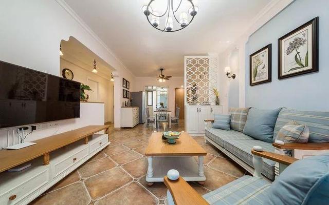 110平三居室美式風(fēng)格裝修，設(shè)計(jì)師的設(shè)計(jì)太棒了，尤其是臥室，很漂亮！