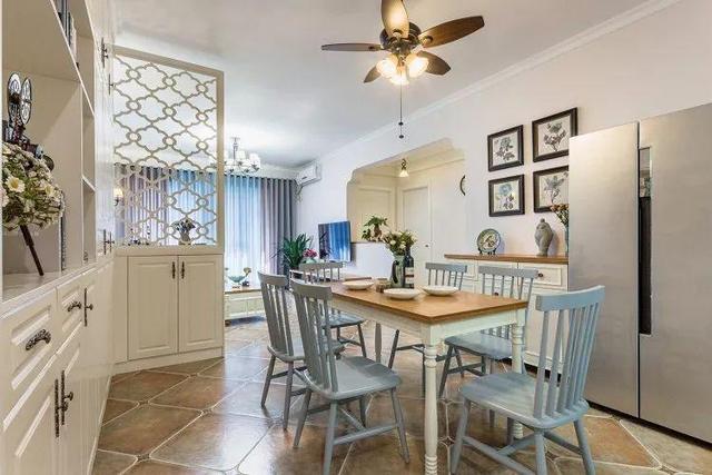 110平三居室美式風(fēng)格裝修，設(shè)計(jì)師的設(shè)計(jì)太棒了，尤其是臥室，很漂亮！