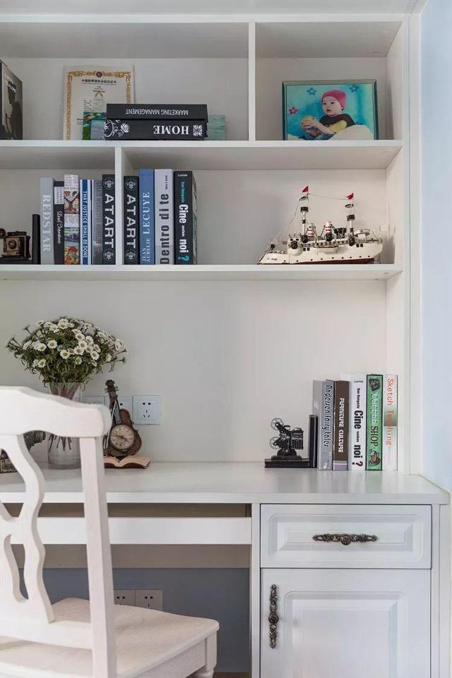 110平三居室美式風(fēng)格裝修，設(shè)計(jì)師的設(shè)計(jì)太棒了，尤其是臥室，很漂亮！