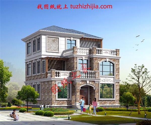 推薦3套農村三層樓房圖，造價17萬到25萬