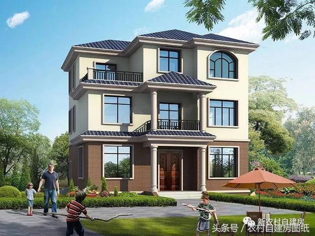 兩棟面積一樣的三層別墅設(shè)計(jì)圖，一款時(shí)尚大氣，一款簡(jiǎn)單實(shí)用，你更喜歡哪一款呢？