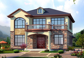 2024二層農(nóng)村新款別墅新式二層樓房設計圖，非常時尚