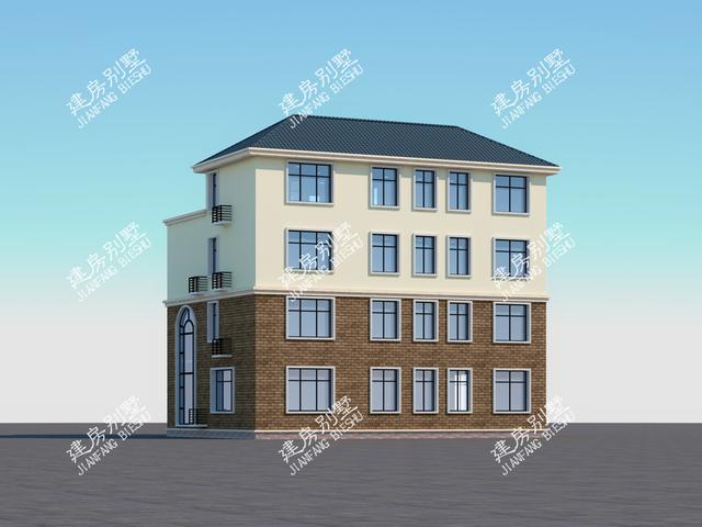 簡單歐式四層別墅設(shè)計圖，內(nèi)設(shè)計旋轉(zhuǎn)樓梯也是完美，真的是一房一個經(jīng)典。