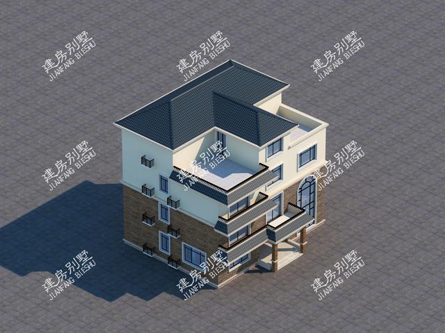 簡單歐式四層別墅設(shè)計圖，內(nèi)設(shè)計旋轉(zhuǎn)樓梯也是完美，真的是一房一個經(jīng)典。