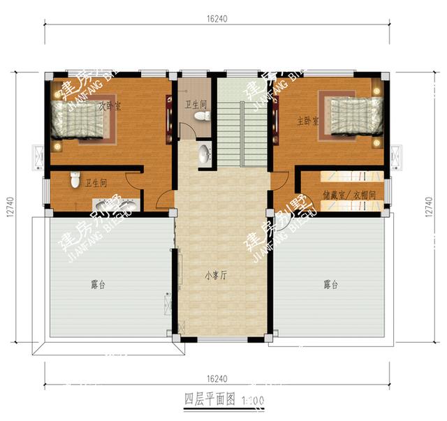 簡單歐式四層別墅設(shè)計圖，內(nèi)設(shè)計旋轉(zhuǎn)樓梯也是完美，真的是一房一個經(jīng)典。