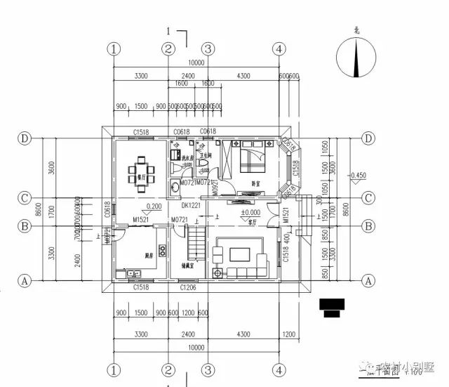 12款農(nóng)村蓋房三層小樓房設(shè)計圖，全村搶著建