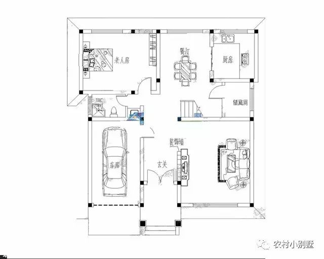 12款農(nóng)村蓋房三層小樓房設(shè)計圖，全村搶著建